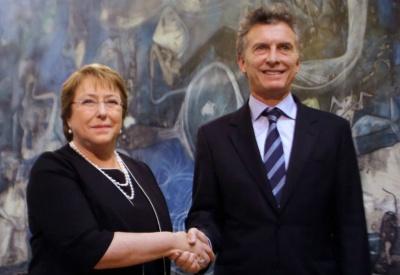 ARGENTINA--Macri -se -reuni --con -Bachelet -y -quiere -vincular -al -Mercosur -con -la -Alianza -del -Pac -fico -gonzalo -morales