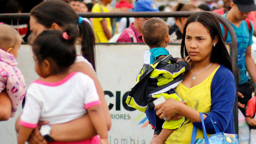 Acnur pide a UE visualizar crisis de refugiados venezolanos en Colombia
