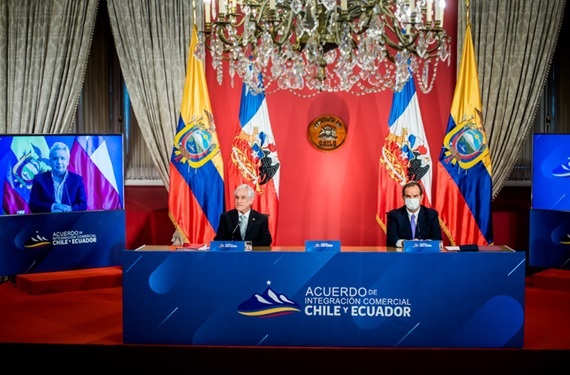 Chile y Ecuador firman TLC que generará importantes beneficios a las Mipymes