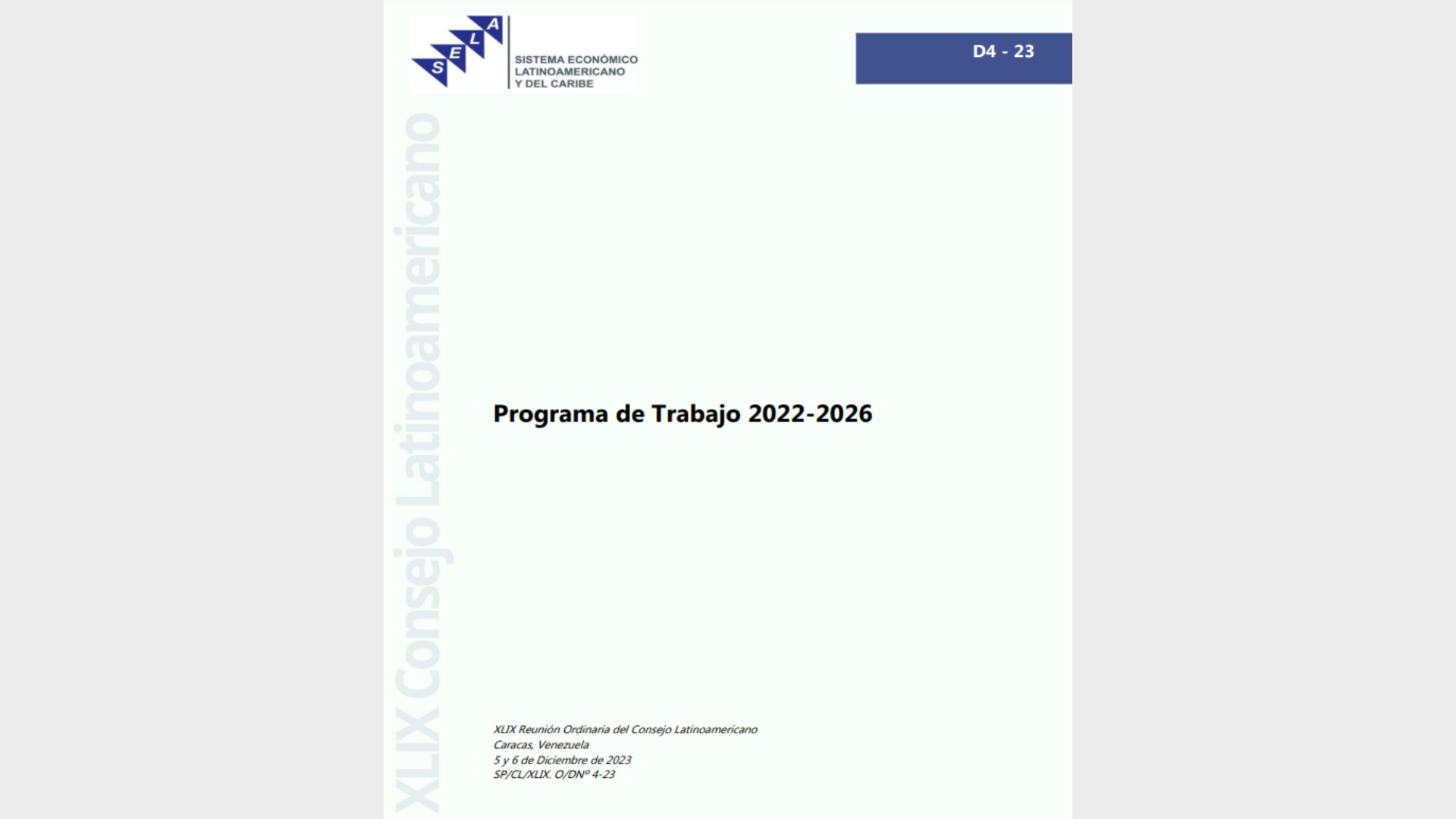 Programa de Trabajo 2022-2026 - Actualización 2024