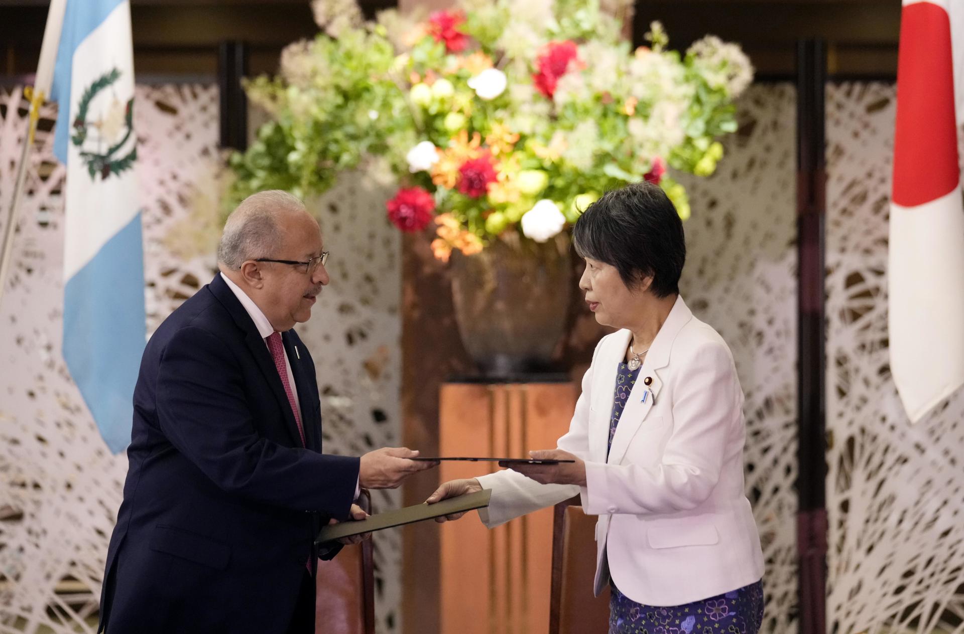 Japón y Guatemala se comprometen a estrechar cooperación a nivel bilateral y global
