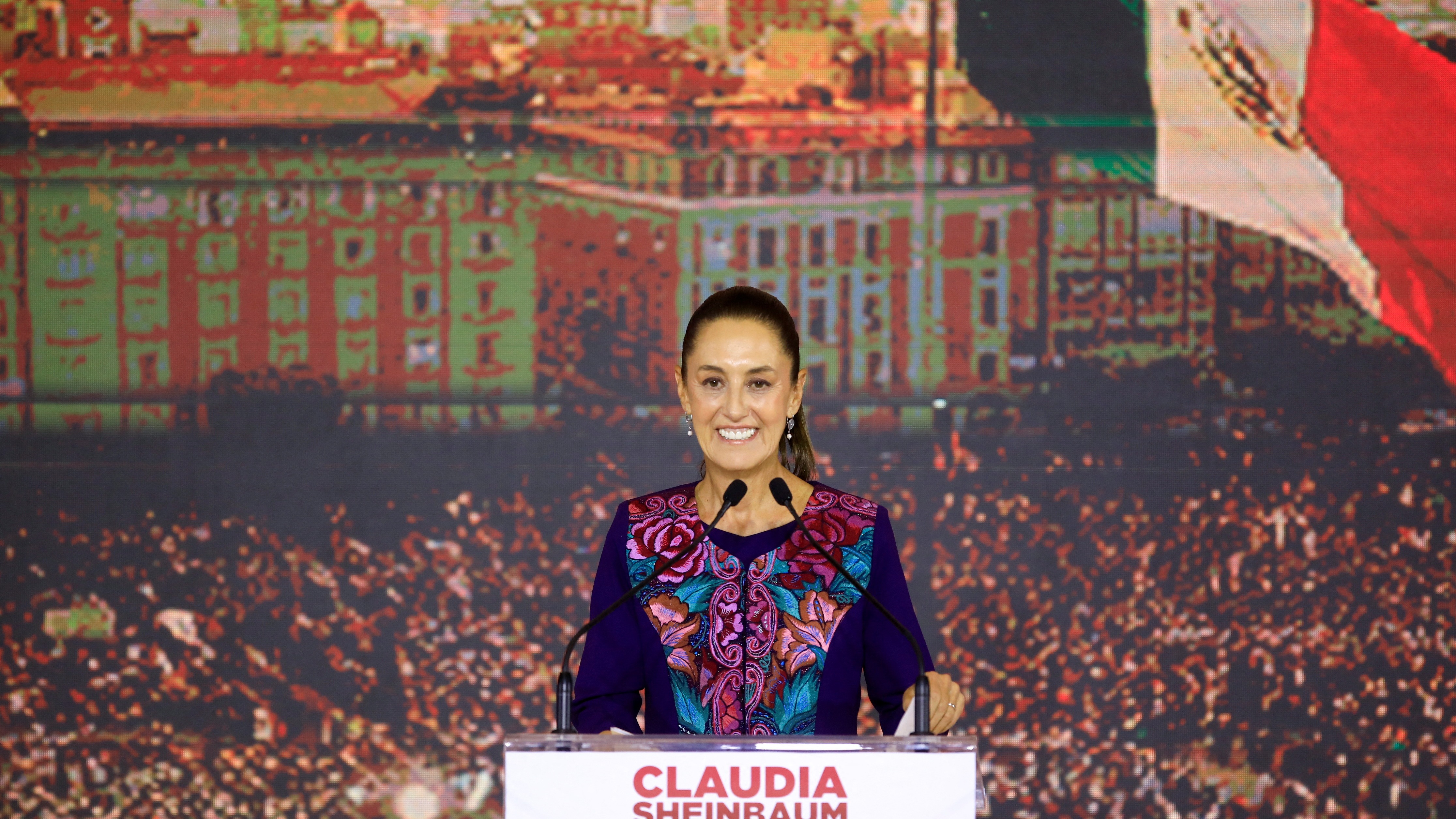 Claudia Sheinbaum celebra histórica victoria en las elecciones presidenciales mexicanas
