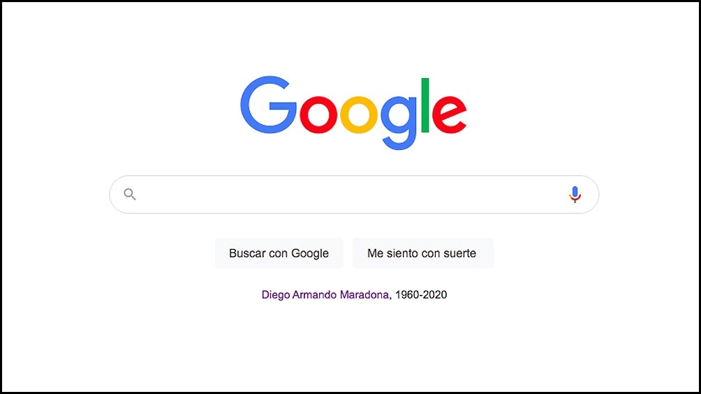 La portada de Google este jueves, con el "homenaje histórico".