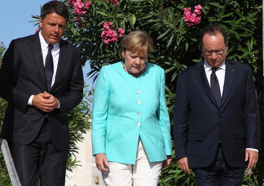 Renzi _merkel _hollande _20160826