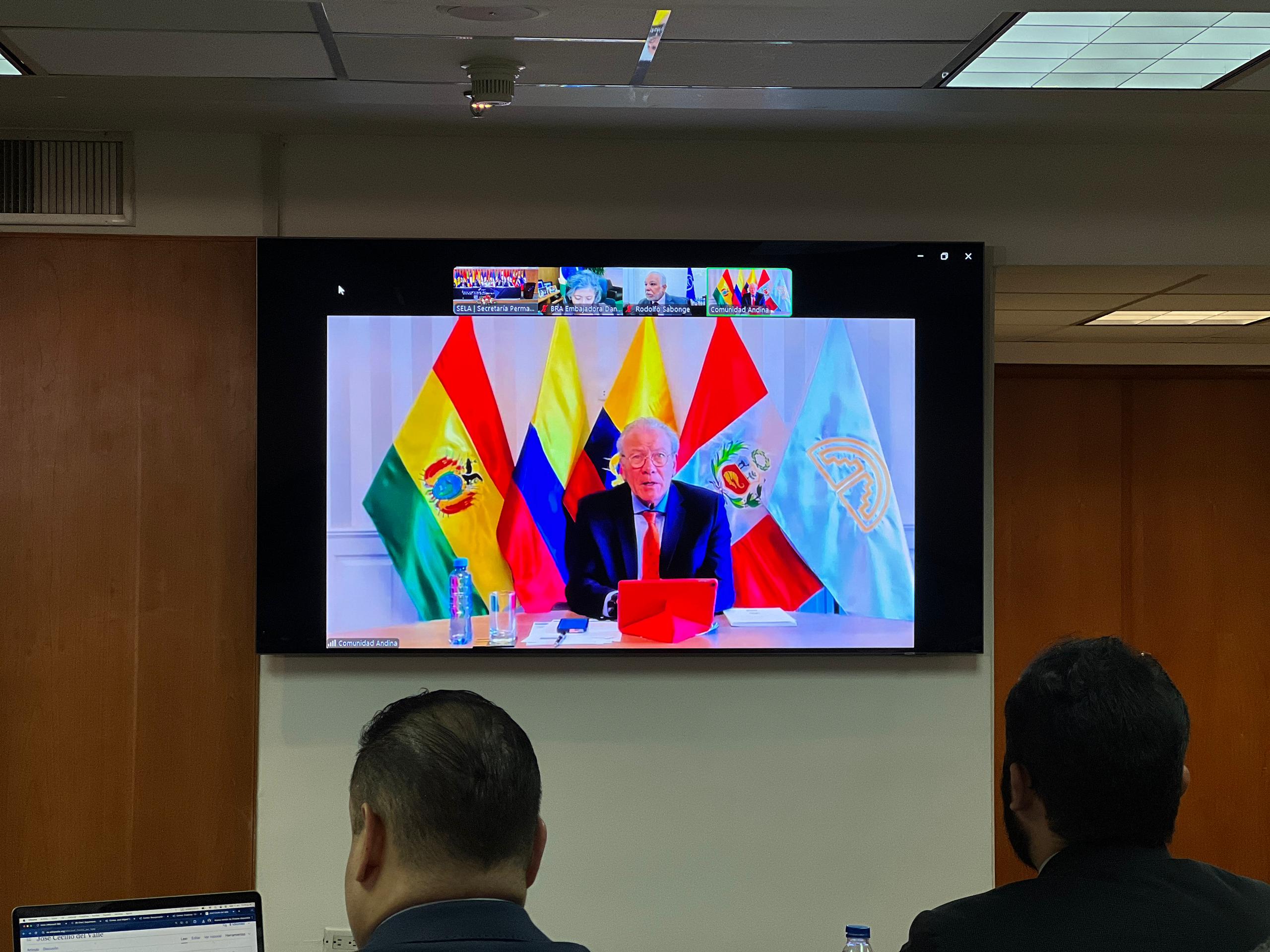 Foto de CAN reitera compromiso de trabajo con el SELA a favor del desarrollo de la región